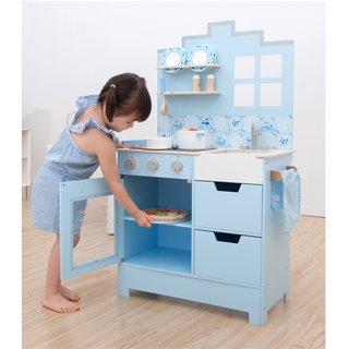 New Classic Toys - Kinderkeuken Delfts Blauw